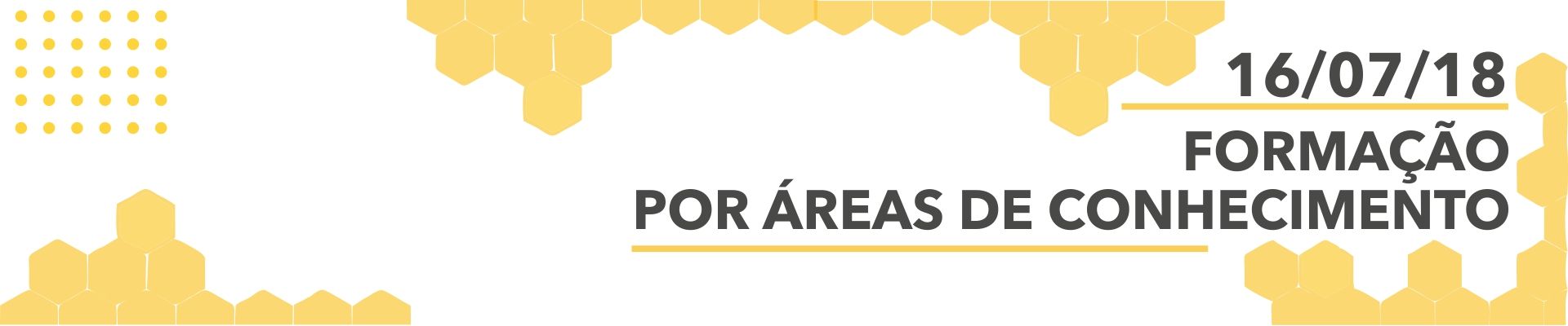 Formação por áreas do conhecimento 