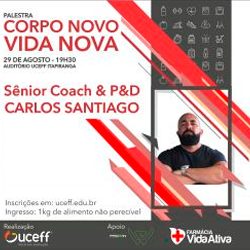 Palestra Corpo novo, vida nova 